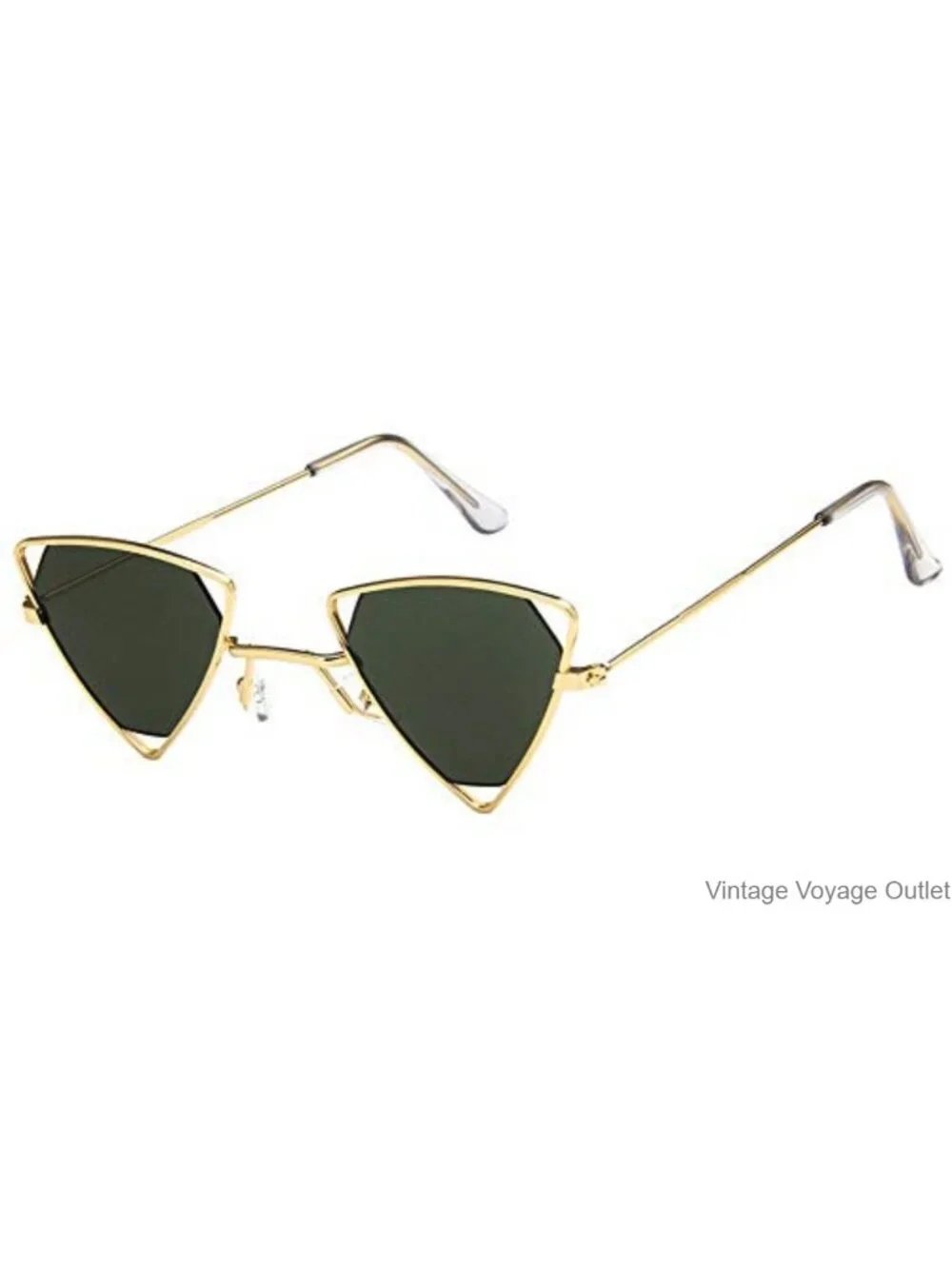Retro Cat Eye Sunglasses Metal Frame UV Protection Polarized